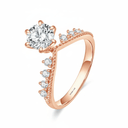 The Royal Tiara Engagement Ring - SparkLab Gems