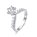 The Royal Tiara Engagement Ring - SparkLab Gems