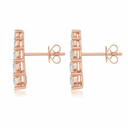 The Shooting Star Diamond Earrings - SparkLab Gems