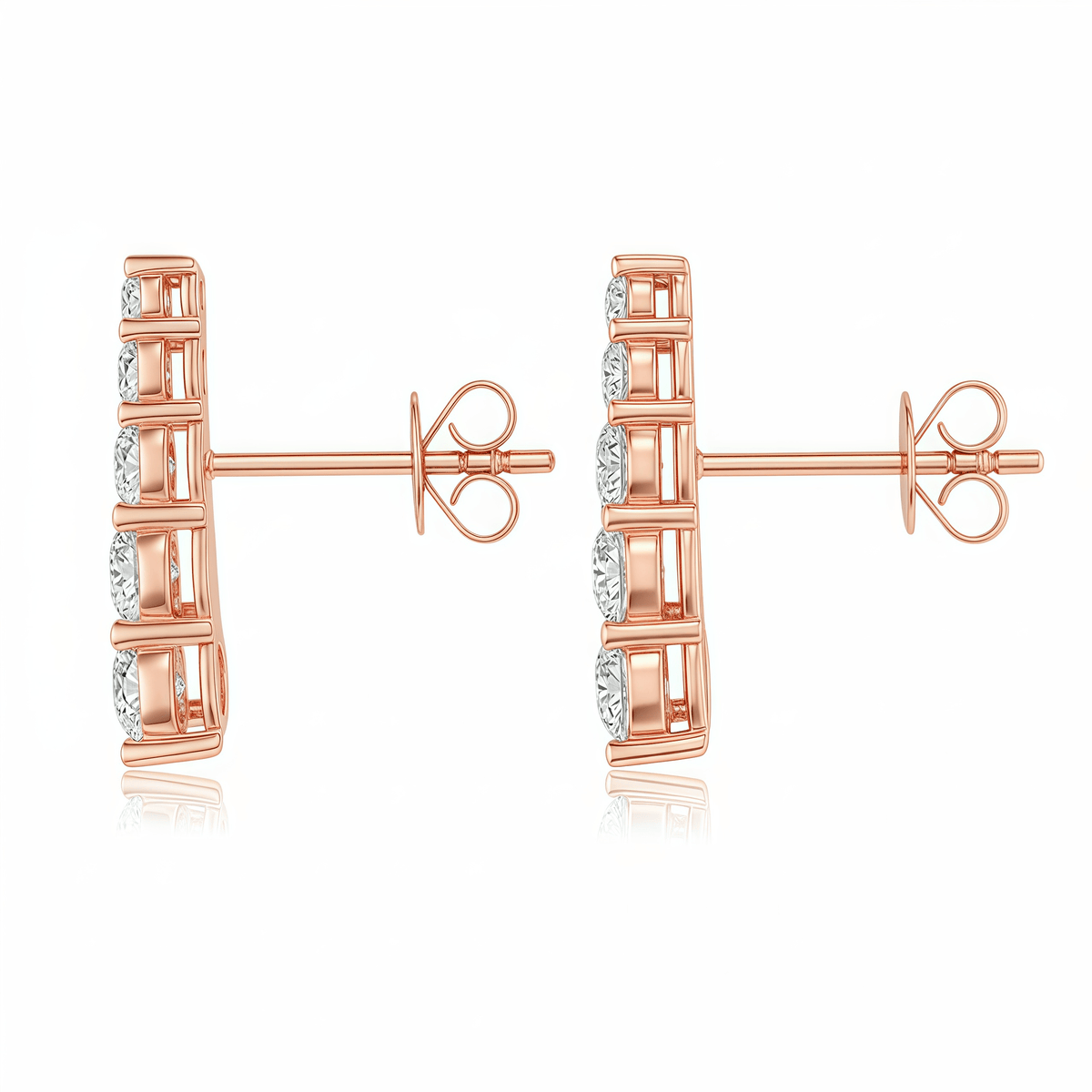 The Shooting Star Diamond Earrings - SparkLab Gems