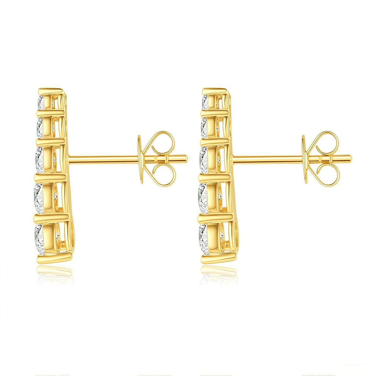 The Shooting Star Diamond Earrings - SparkLab Gems