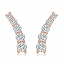 The Shooting Star Diamond Earrings - SparkLab Gems