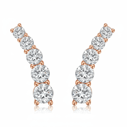 The Shooting Star Diamond Earrings - SparkLab Gems