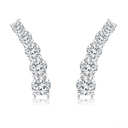 The Shooting Star Diamond Earrings - SparkLab Gems