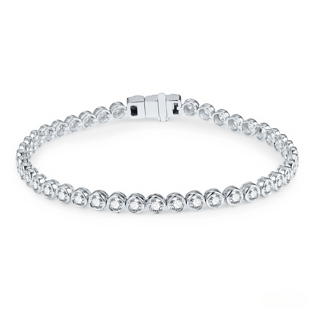 The Smooth - Touch Bezel Bracelet - SparkLab Gems
