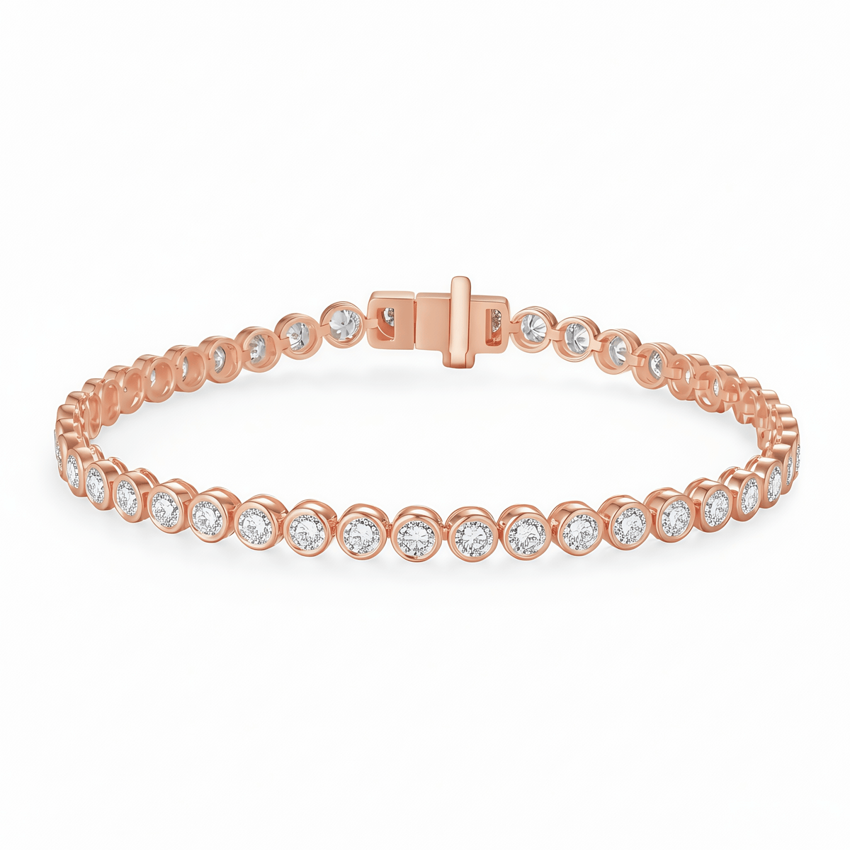 The Smooth - Touch Bezel Bracelet - SparkLab Gems
