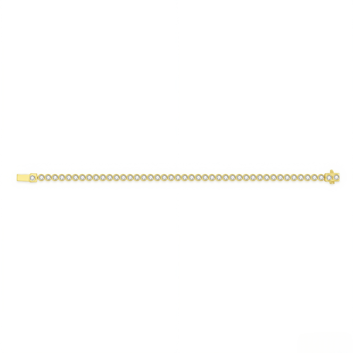 The Smooth - Touch Bezel Bracelet - SparkLab Gems