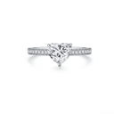 The Sweetheart Diamond Ring - SparkLab Gems