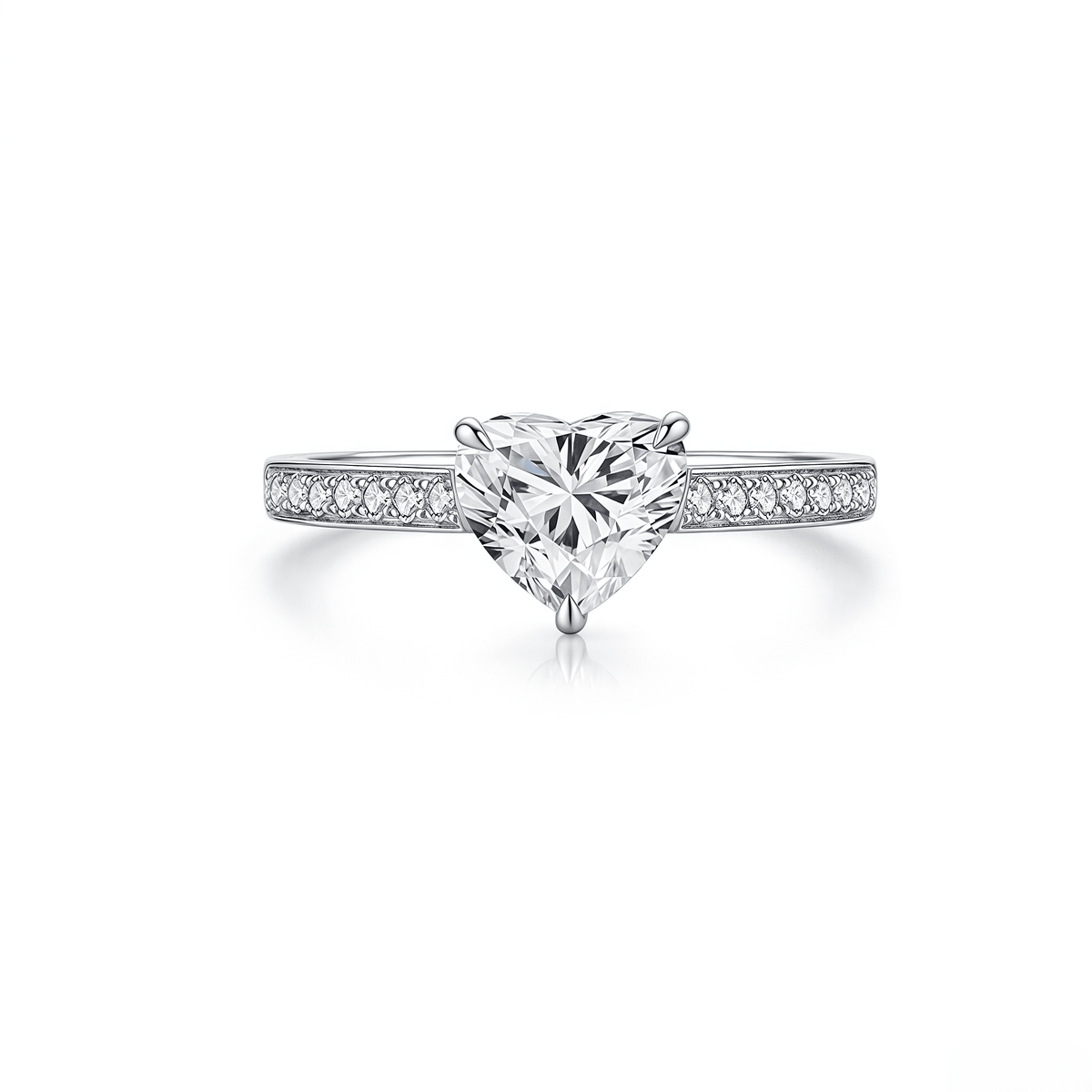 The Sweetheart Diamond Ring - SparkLab Gems