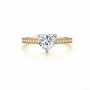 The Sweetheart Diamond Ring - SparkLab Gems