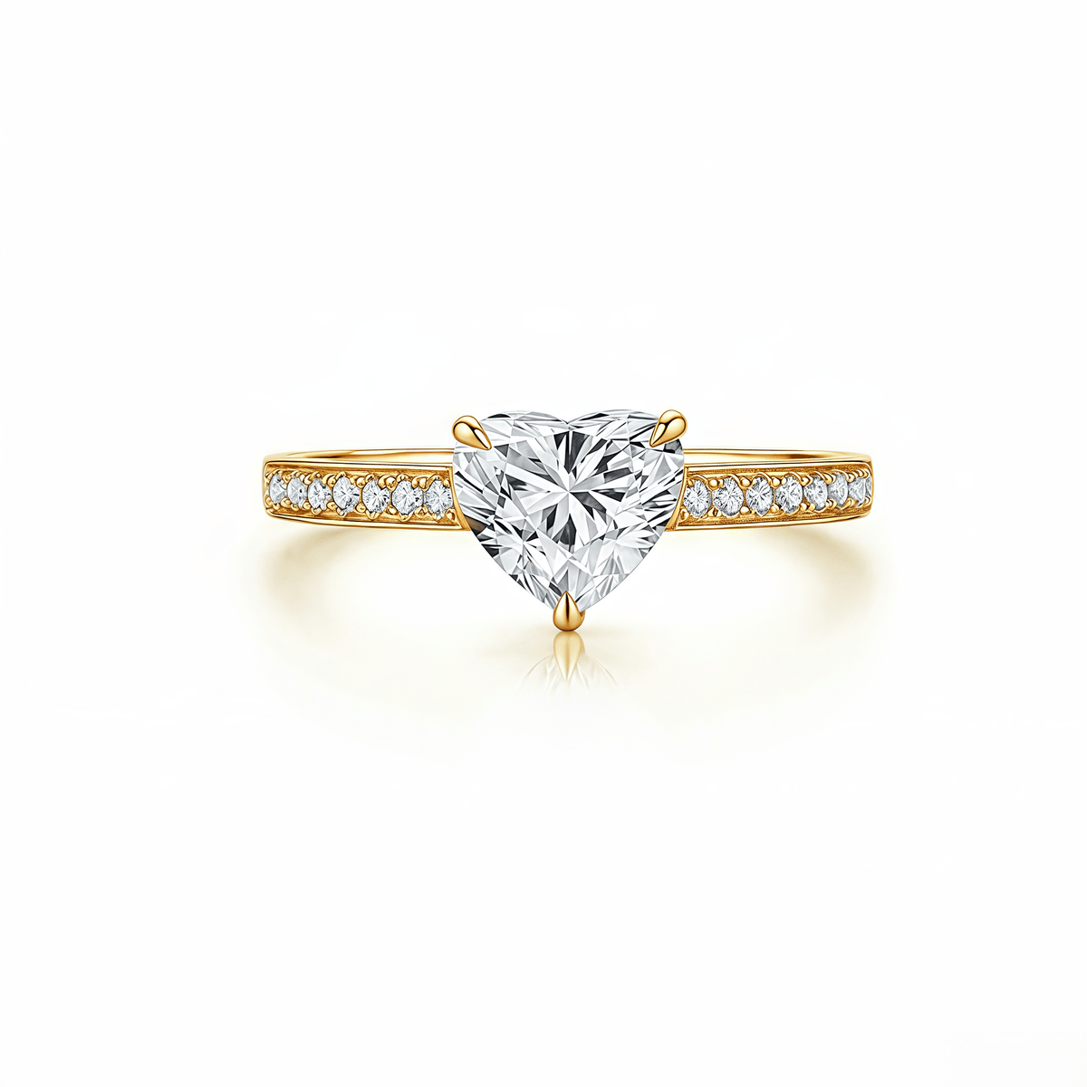The Sweetheart Diamond Ring - SparkLab Gems