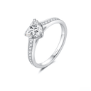 The Sweetheart Diamond Ring - SparkLab Gems