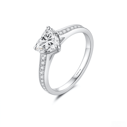 The Sweetheart Diamond Ring - SparkLab Gems