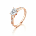 The Sweetheart Diamond Ring - SparkLab Gems