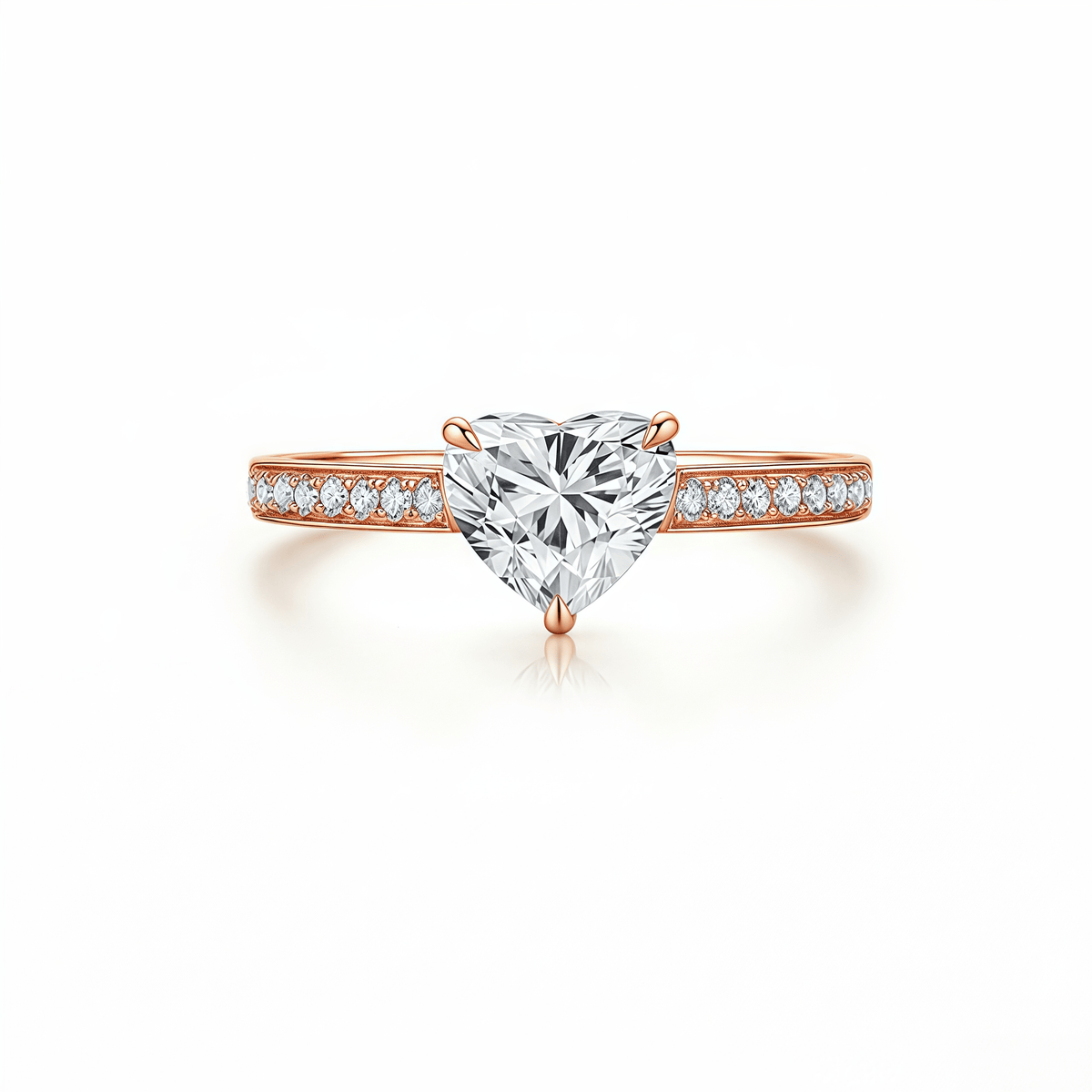 The Sweetheart Diamond Ring - SparkLab Gems
