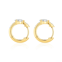 The Teardrop Diamond Huggies· - SparkLab Gems