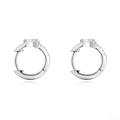 The Teardrop Diamond Huggies· - SparkLab Gems