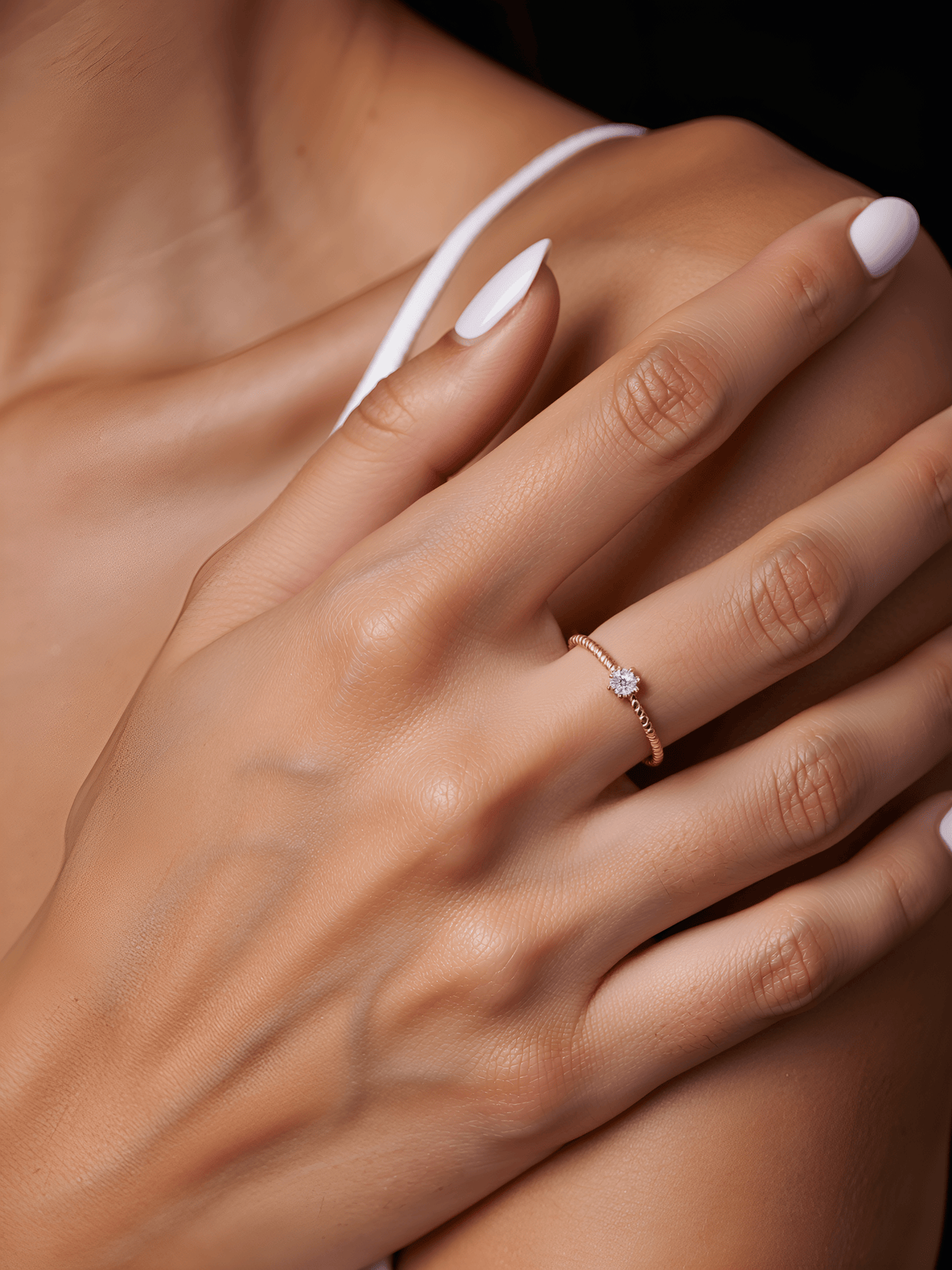 The Twisted Cable Round Ring - SparkLab Gems