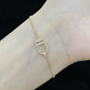 The Twisted Rope & Pave Bracelet - SparkLab Gems