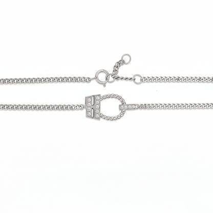 The Twisted Rope & Pave Bracelet - SparkLab Gems