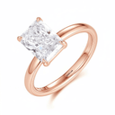 The Victoria - Square Cushion Cathedral Ring - SparkLab Gems