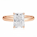 The Victoria - Square Cushion Cathedral Ring - SparkLab Gems