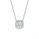 The Vintage Cushion Halo Pendant - SparkLab Gems